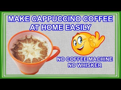 Cappuccino Coffee Recipe at home | Without Coffee Machine | Beaten Coffee |