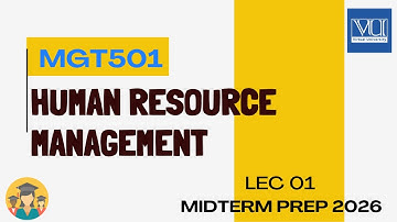 MGT501 Lesson 1 | HRM | Short Notes & MCQs | VU Midterm Preparation