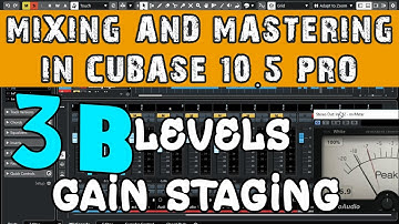 How To Set The Perfect Vocal Levels/ Gain Staging Mixing and Mastering In Cubase 10 5 Pro Part 3B