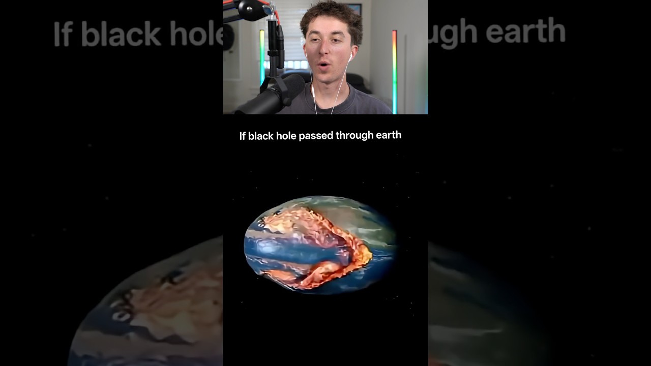 If A Black Hole Passed Through Earth 😱🚀😱