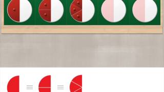 Fractions iPad App by Mobile Montessori screenshot 1