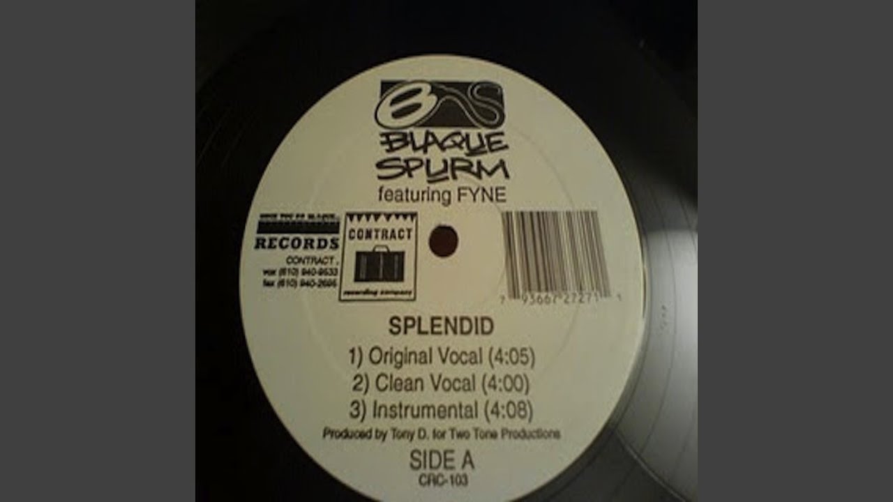 BLAQUE SPURM / SPLENDID / JIZM / NONOXYNOL RHYMIN' / PACK YA SHIT