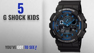 Top 10 G Shock [2018]: Casio G-Shock Analog-Digital Blue Dial Men's Watch - GA-100-1A2DR -