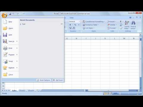 microsoft excel 2007 tutorials