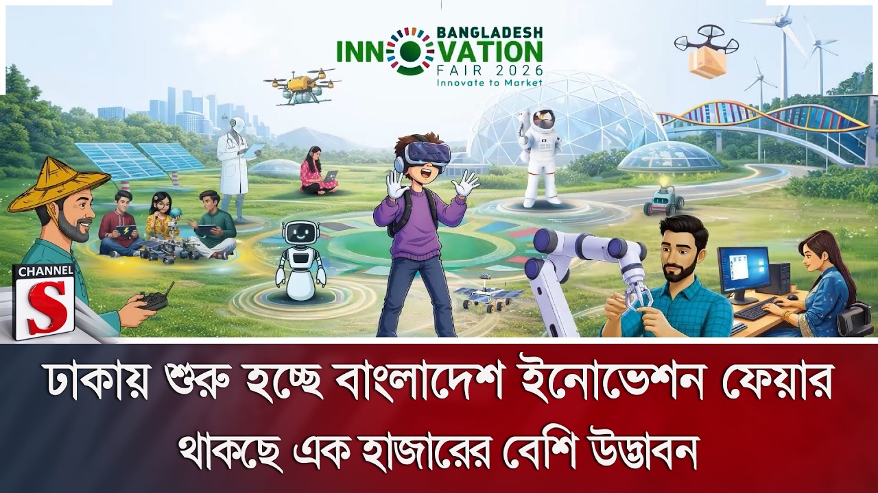 ঢাকায় শুরু হচ্ছে বাংলাদেশ ইনোভেশন ফেয়ার; থাকছে এক হাজারের বেশি উদ্ভাবন | Channel S News