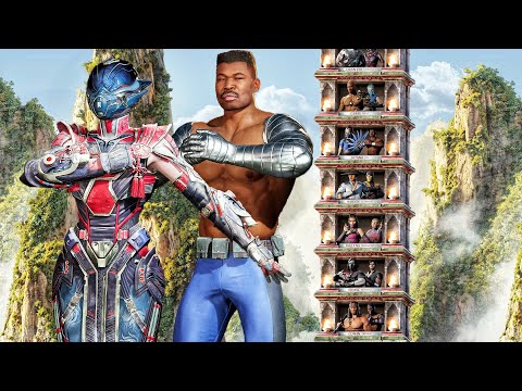 Blizzard Weaponer Sektor with Jax Kameo Champion Klassic Tower | Mortal Kombat 1 - No Commentary