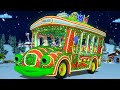 Christmas Wheels On The Bus Go Round And Round   More Christmas Songs for Kids
