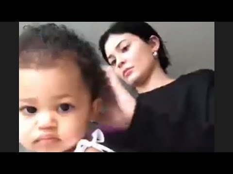 Kylie Jenner Doing Stormi Hair Youtube