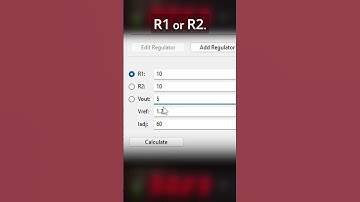 KiCad Calculate Adjustable LDO Regulator Resistors #diy #electronics #ldo #kicad