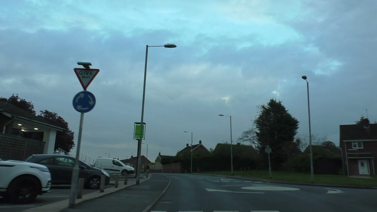 Driving On Brickfields Road, Langdale Drive, Ambleside Drive & Tolladine Road, Worcester