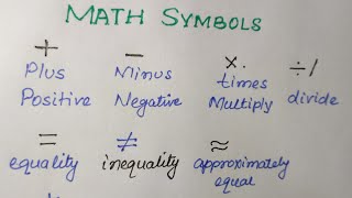 Math Symbols A Guide to Essential Math Symbols e2writerb2