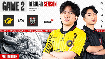 ONIC vs ALTER EGO | Regular Season Week 9 Day 2 | Game 2 | #MPLIDS15