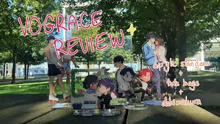 Vograce review {acrylic standees + tote bags + dakimakura}