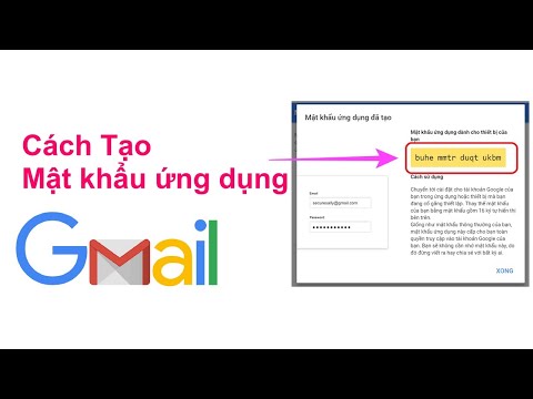 Video Cách tạo tạo mật khẩu ứng dụng cho gmail (sử dụng... - youtube