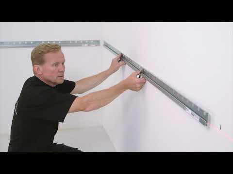 Video: Mounting rail: fixing wall cabinets