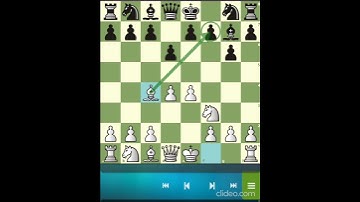 A very common opening trap in the Modern Defense