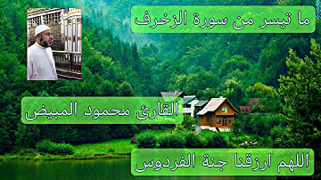 من ذكرك بالله فهو الخليل، من سورة الزخرف القارئ محمود المبيض،أكاديمة اقرأ وارق