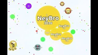 NEYBRO EPIC SOLO MOMENTS IN AGARIO!