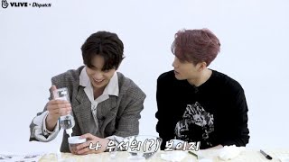 Dispatch Vlive 16.12.2020. "Making Snowballs with GOT7☃️" (JACKSON, JINYOUNG)