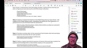 Assignment 5 NGSS Lesson Plan Project