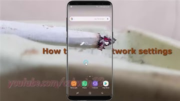 Android Nougat : How to Reset Network settings Samsung Galaxy S8 or S8+