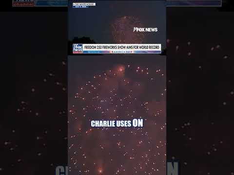 Video SKY HIGH: America250 fireworks show aims for world record