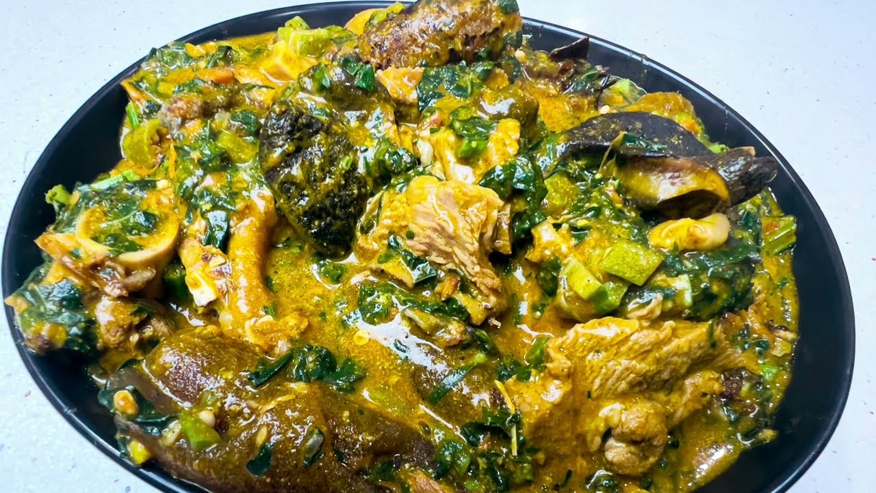 How to Make Simple Ogbono Soup🔥 The Easiest Nigerian Soup Recipe! 🍲#ogbonosoup #viralrecipe