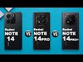 Redmi Note 14 vs Note 14 Pro vs Note 14 Pro+ | Ultimate Comparison 2025