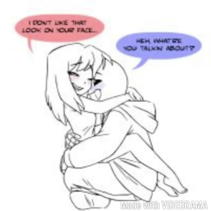 Sans is feeling 'Frisky ' Sans x Frisk comic dub