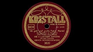 "Ich geh' auf große Fahrt, Marie!" (Niel) Erich Schneidewind 1941 chords