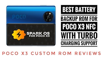 Best Battery Life & Fast Charging Support Rom For Poco X3 NFC 🔋⚡Park Os 12.4 Android 12