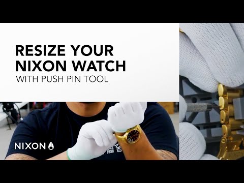 How to Resize a Metal Watch Band with Cotter Pins Using a Push Pin Tool and Band Holder