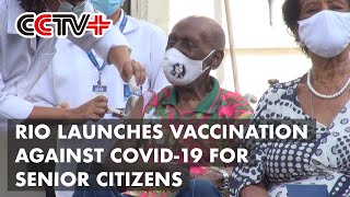 Rio Launches Vaccination Against COVID-19 for Senior Citizens