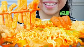 ASMR Army Base Stew BUDAE JJIGAE ︎ 부대찌개 먹방(레시피 ︎ Recipe 먹방 No Talking suellASMR