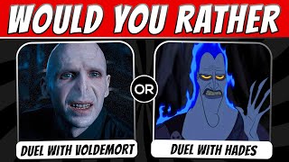 What would you choose? Disney vs. Harry Potter! | Would You Rather Quiz‍♂✨