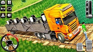 Offroad Farm Animal Transport Driving 2019 - Transporter Truck Drive - Android GamePlay screenshot 4