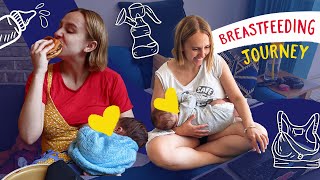 My Breastfeeding Journey (sore nipples, big boobs, pumping!)