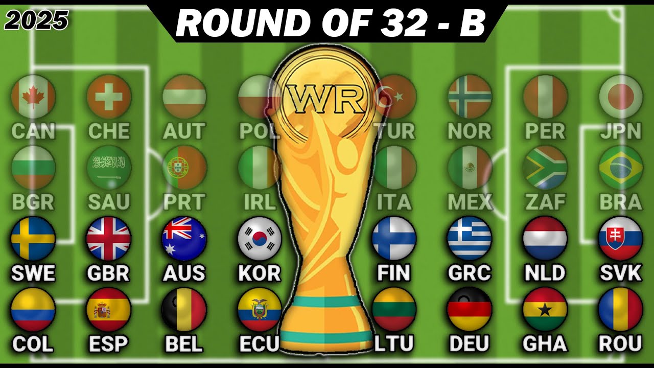 ROUND OF 32 - B | Color League World Cup Football 2025 Soccer Marble