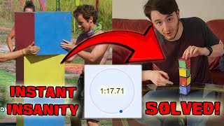 How to solve Survivor's Instant Insanity puzzle in UNDER 3 MINUTES!