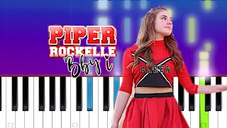 Piper Rockelle - Bby i... (Piano Tutorial)