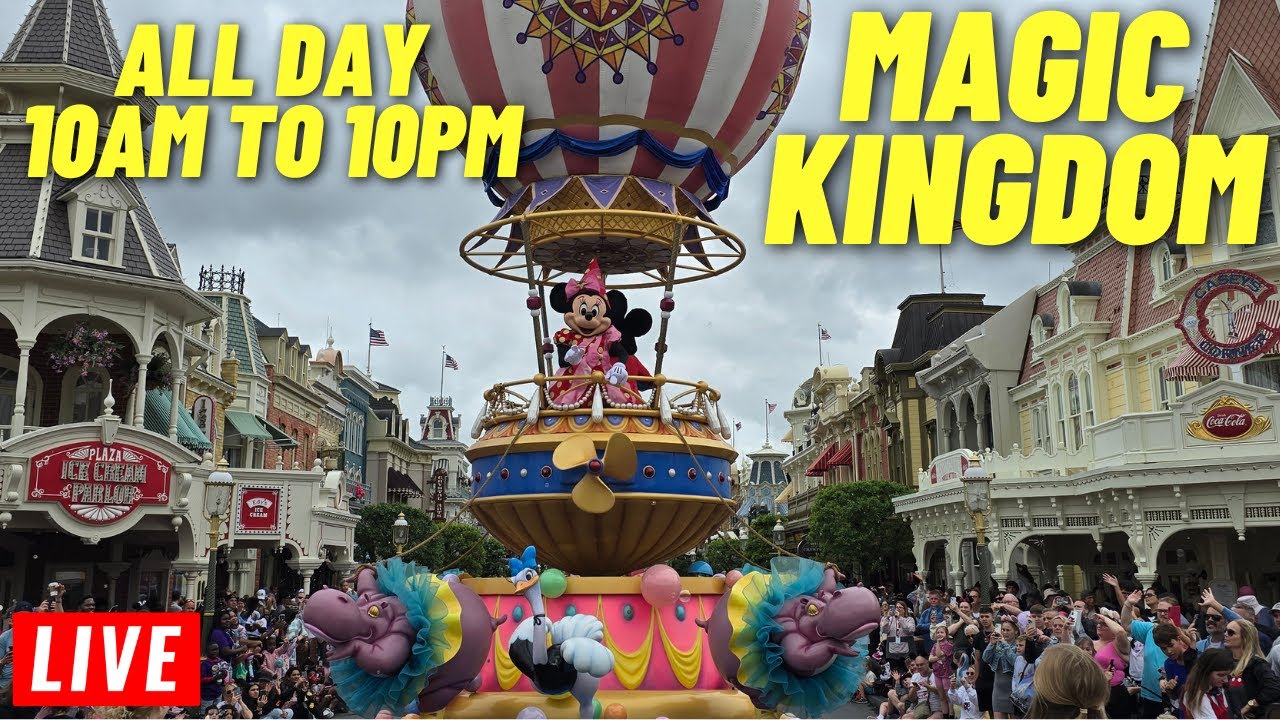 🔴 LIVE: Magic Kingdom Sunday for rides, shows, parades, and Fireworks ...
