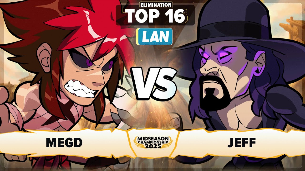 MegD vs Jeff - Elimination Top 16 - Midseason Championship 2025 - LAN 1v1