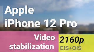 2160p 4K @ 30fps (main camera, EIS) Apple iPhone 12 Pro video sample screenshot 4