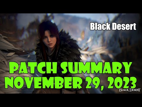 [Black Desert] New Shoes, Drop Rate Event, Class Buffs, and Quality of Life! Patch Notes Summary
