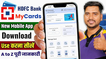HDFC MyCards App Kaise Use Kare? | HDFC Credit Card App Full Guide in Hindi