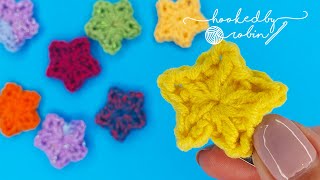 How to Crochet a Star in just 3 MINUTES! ⭐