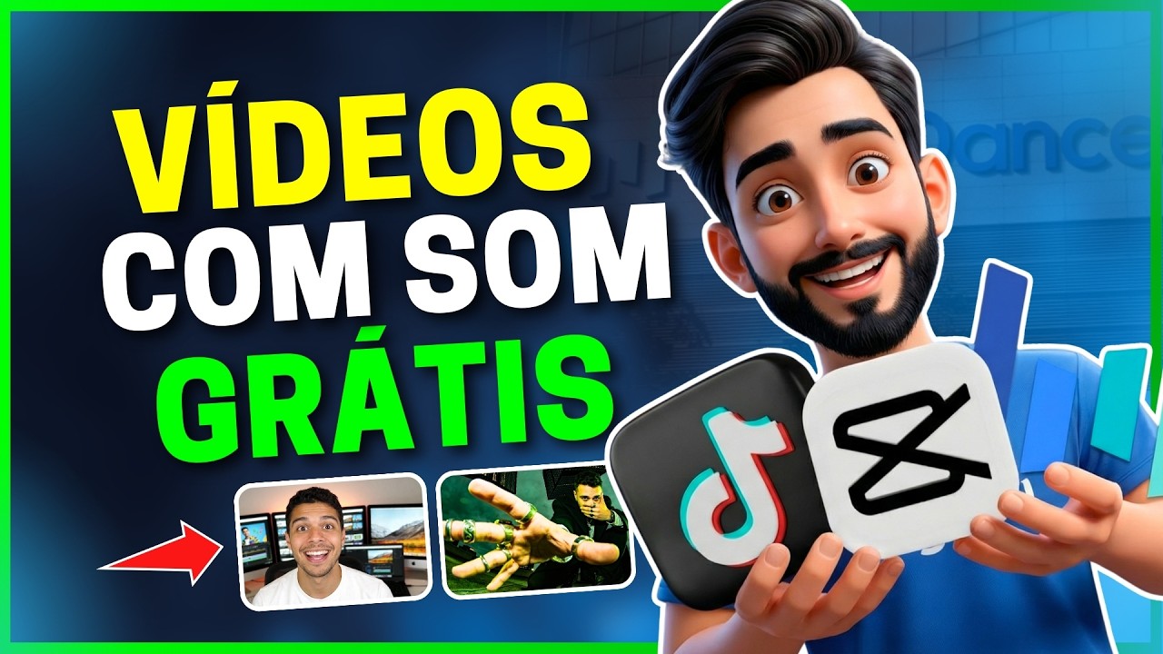 🔥 IA DO TIKTOK LIBEROU de GRAÇA! Crie VÍDEOS com VOZ e SOM (Sem Marca D'água)