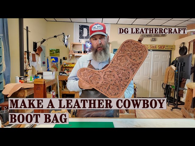 Make a Leather Cowboy Boot Bag - YouTube display picture 2