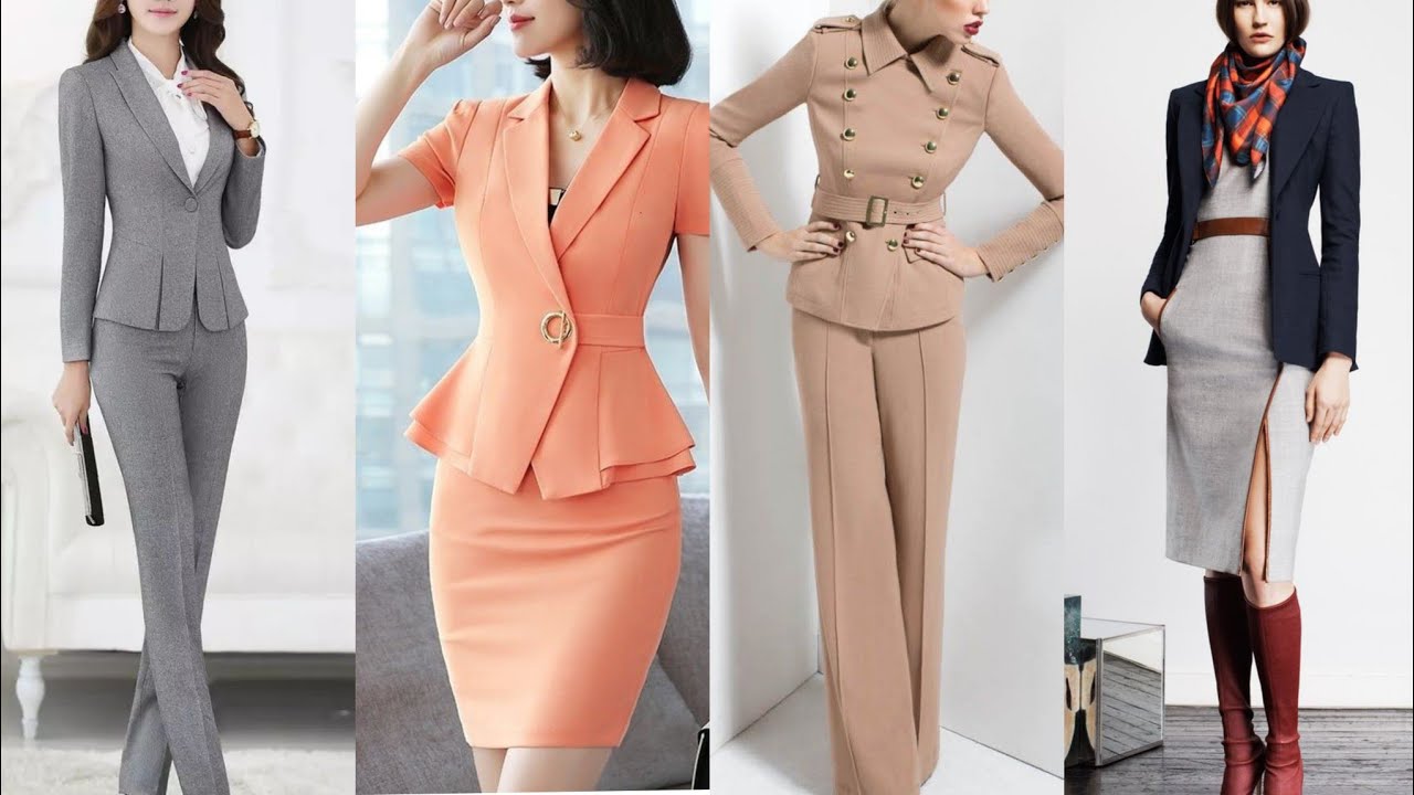 Rijp Zeg opzij Er is een trend Stylish,trendy,lovely and gorgeous 2pieces office wear dresses - YouTube