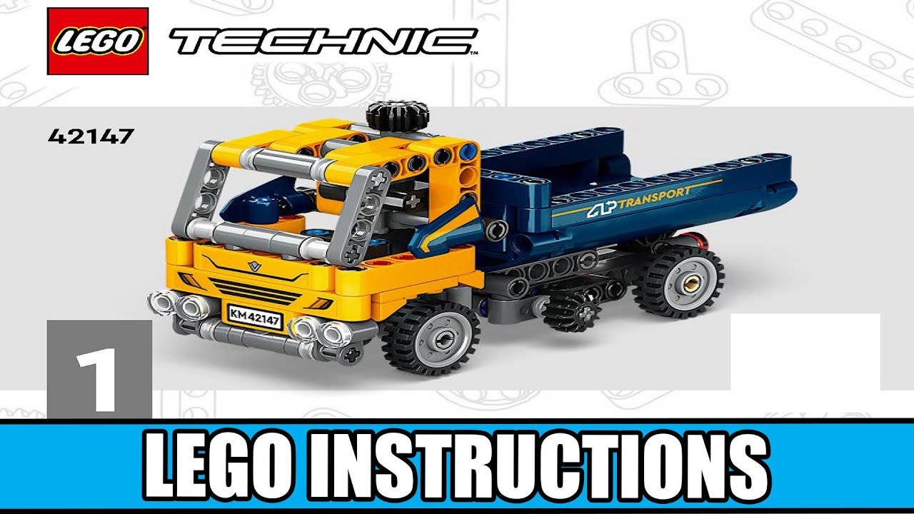 LEGO Technic Dump Truck 177 Piece Construction Set 42147 Ages 7+ NEW for  2023